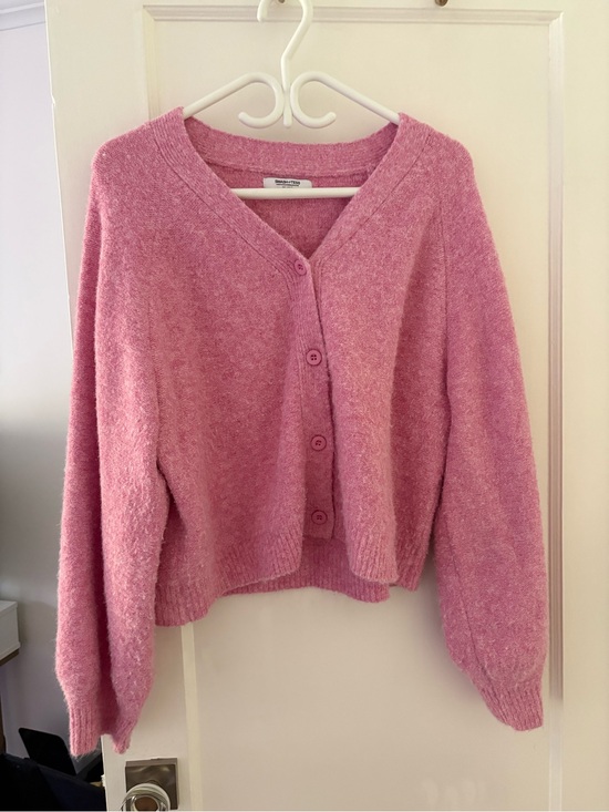 Smash + Tess Sweaters - Smash & Tess Cozy Pink V-Neck Button Cardigan Sweater
